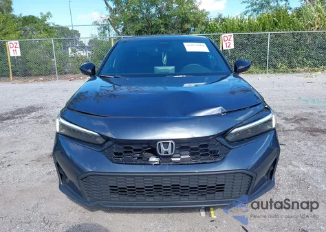 2025 Honda Civic Sport z USA, uszkodzony, nr VIN 2HGFE2F51SH524798